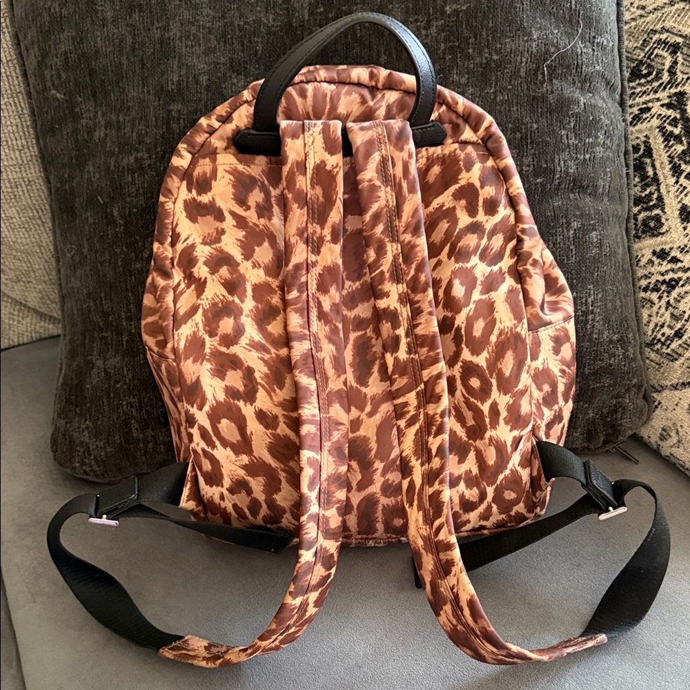 Kate Spade Tan Animal Print Backpack - Picture 3 of 4
